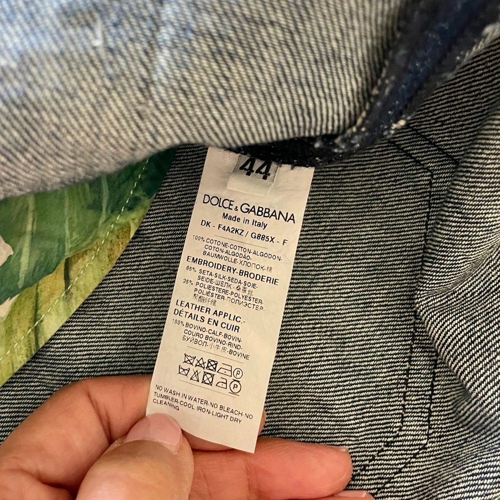 DOLCE & GABBANA denim skirt 44 - Picture 4 of 4